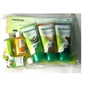 Selection of Medimix Ayurvedic face washes Vegan natural ingredients skincare